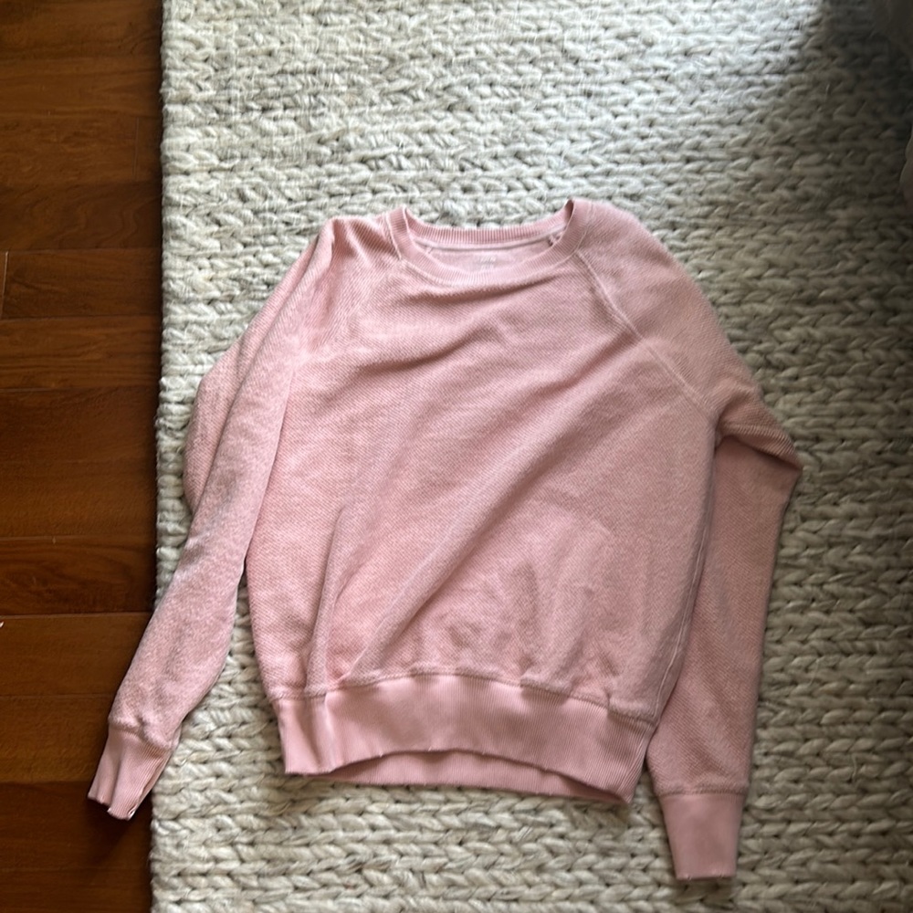Aerie distressed crew neck!! Super cute and oversized